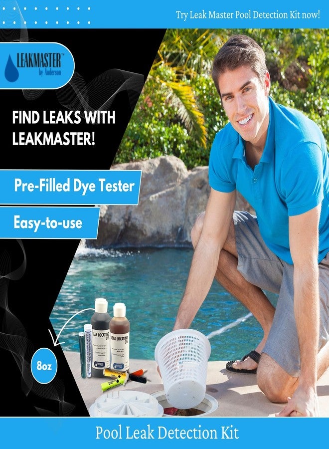 Goodscious Pool Leak Dye Test Refill for Leakmaster - Spa/Party Pool Dye for Pool Leak Detection - Precise Swimming Pool Leak Detection Dye Kit - Leak Locating Dye on Swimming Pool Leak Detection Kit - Blue,8 oz - Image 5